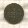 1/4 штубера. Юлих-Берг 1794г