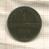 1 грош. Ольденбург 1858г