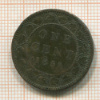 1 цент. Канада 1859г