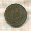 1/2 пенни. Великобритания 1941г
