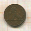 2 сантима. Бельгия 1909г