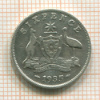 6 пенсов. Австралия 1935г