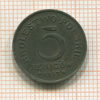 5 фенигов. Польша. Немецкая оккупация 1917г