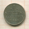 1 шиллинг. Гамбург 1855г