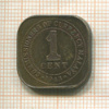 1 цент. Малайя 1943г
