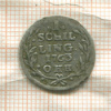 1 шиллинг. Гамбург 1763г