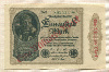 1000000000 марок. Германия 1923г
