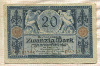 20 марок. Германия 1915г