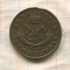 1/2 пенни. Верхняя Канада 1850г