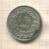 1 франк. Швейцария 1928г
