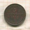 5 пфеннигов. Мекленбург-Шверин 1872г