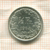 1/2 франка. Швейцария 1964г