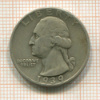 1/4 доллара. США 1939г