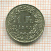 1 франк. Швейцария 1963г