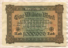 1000000 марок. Германия 1923г