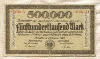 500000 марок. Германия 1923г