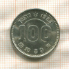 100 иен. Япония 1964г