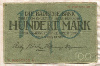 100 марок. Германия 1918г