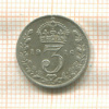 3 пенса. Великобритания 1916г