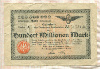 100000000 марок. Германия 1923г
