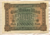1000000 марок. Германия 1923г