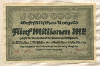 5000000 марок. Германия 1923г