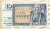 10 крон. Исландия 1961г