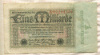 1000000000 марок. Германия 1923г