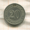 20 пфеннигов. Германия 1890г