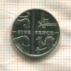 5 пенсов. Великобритания 2014г