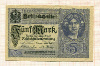 5 марок. Германия 1917г