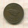1 фартинг. Великобритания 1946г