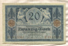 20 марок. Германия 1915г