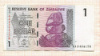 1 доллар. Зимбабве 2007г