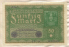 50 марок. Германия 1919г