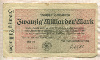 20000000000 марок. Германия 1923г