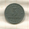 5 пфеннигов. Германия 1918г