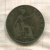1 пенни. Великобритания 1912г