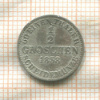 1/2 гроша. Ганновер 1858г