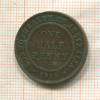 1/2 пенни. Австралия 1916г