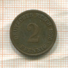 2 пфеннига. Германия 1876г