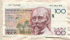 100 франков. Бельгия 1982г