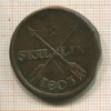 1/2 скиллинга. Швеция 1803г