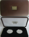 Набор монет. "Столетие Олимпийского движения" Франция. ПРУФ 1994г