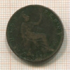 1/2 пенни. Великобритания 1884г