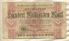 100000000000 марок. Германия 1923г