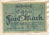 5 марок. Германия 1918г