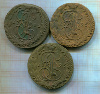 5 копеек. 3 штуки. Чекан одним штемпелем 1795г