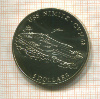 5 долларов. Либерия 2001г