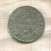 1/24 талера. Саксония 1763г
